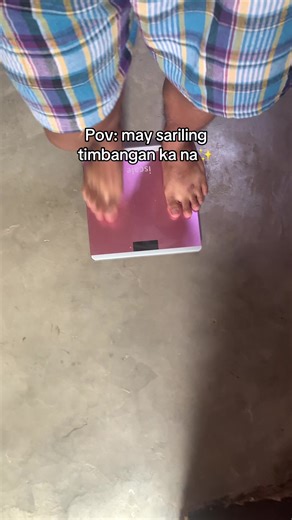 Na tatrack muna ang timbang mo hindi muna kailangan mag punta pa sa gym ✨#iscale #timbangandigital #fyp