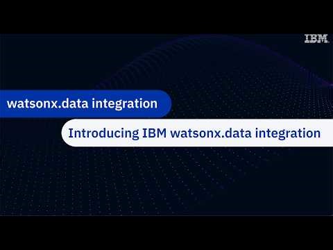 Introducing watsonx.data integration