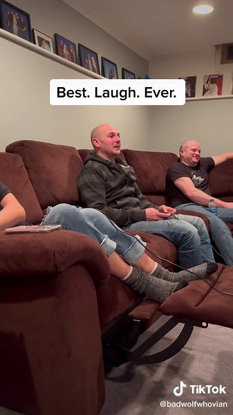 My husband has the craziest laugh, which can be triggered by me egging him on. Ended up with me in uncontrollable giggles. 🤣 #asthmalaugh #comedy