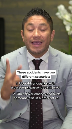 What happens if your Uber or Lyft driver gets in an accident?