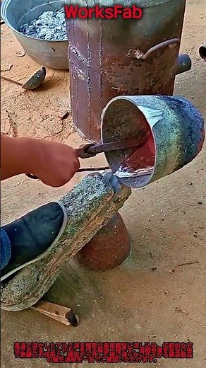 溶けた金属を流したらおたまに？不思議なアルミ鋳造プロセス #worker #process #amazing #factory #diy