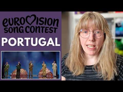 Lovely Harmonies! Bandidos do Cante 'Rosa' Portugal Eurovision 2026 - Vocal Coach Reaction