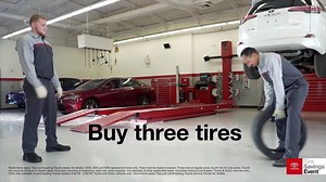 65K views · 231 reactions | There’s a new deal rolling into town. Catch the savings when you get yourself a set of new tires at your local Toyota Service Center. | Toyota USA | Facebook