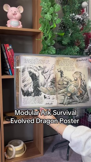 Modular Ark Survival Evolved Dragon Poster #decor #giftsforhim #dragon