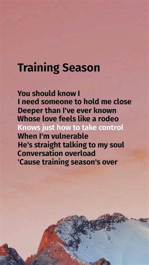 Dua Lipa Training Season Lyrics | You should know I | English songlyrics #dualipa #shorts