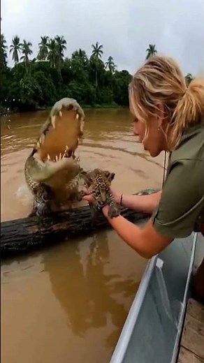 In this moment, humans deserve the title “the spirit of life.” 🐾✨#trend #animals #love