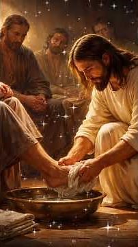 Holy Thursday Special | Jesus Washed His Disciples’ Feet | Maundy Thursday Worship Song #shorts