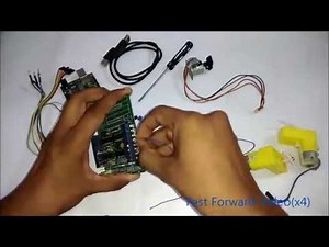 8-Channel Motor Driver Module on PCB