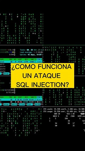 ¿que es UN ataque SQL injection? #web #educacion #foryou #foryoupage #informatica #computer #technology #programacion #AtreveteAProbar #programming #techtok #helloworld
