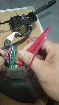 How to test a turn signal combination switch using a multimeter #electrician #tutorial