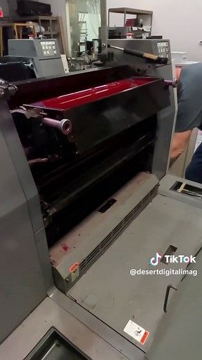 A little BTS for you: Watch our pressman, Chris, change out plates on the offset press. These plates are like the printing stamps that transform ink into vibrant designs on your paper. Each plate represents a unique color in your print job, ensuring a stunning final product. #printingprocess #offsetpress #behindthescenes #printshop #printing #gilbertaz #howitsmade #arizonasmallbusiness #printdesign #printingpress