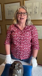 Napoleon Bonaparte’s death mask!  Dr. Cathryn Spence, the Curator &...