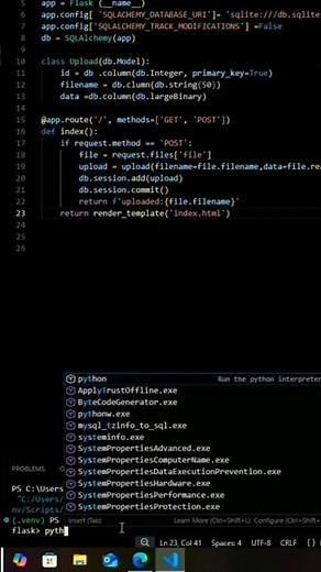 #coding part 9 of uploading and downloading files using flask framework