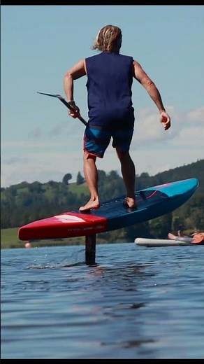 How does SUP foiling even work on flat water?! 🤯