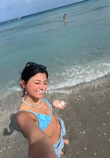 Shelling in South Florida! #shells #florida #beach | Shell Beach