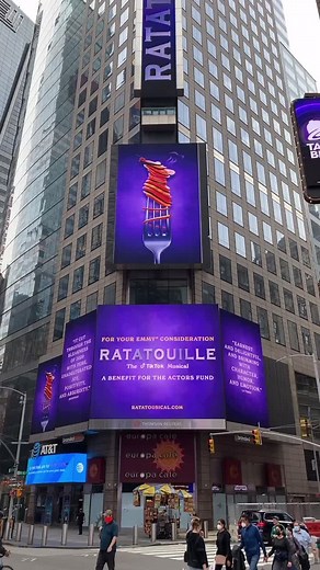 Ratatouille Broadway Musical in Times Square