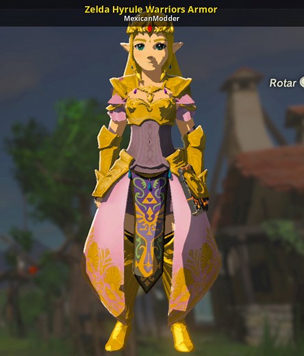 Zelda Hyrule Warriors Armor Mod for The Legend of Zelda: Breath of the Wild (WiiU) | BotW Mods