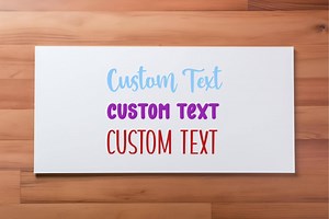 Custom Text Decal - Etsy