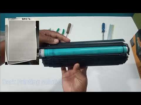 How to Fix Black Printing Issue in HP 12A Cartridge | Step-by-Step Guide | 1020 | M1005