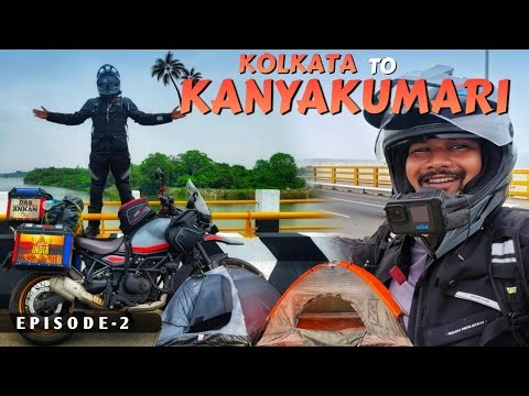 Kolkata To Kanyakumari Bike Trip | 6000 KM South India Bike Tour | Odisha To Andrapradesh | EP 02