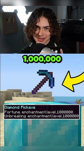 Minecraft, But Enchants Are Level 1,000,000 😍