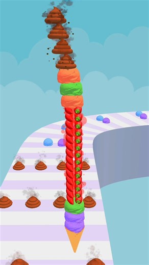 Ice Cream Stack – One Mistake = Game Over! 🍦❌