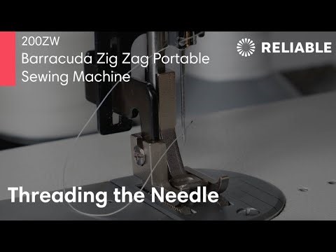 Threading the Needle | Barracuda 200ZW Portable Zig Zag Sewing Machine with Dual Thread Stand