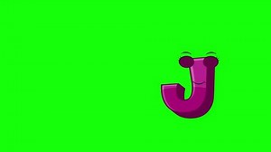 Cartoon Style Letter J 2d Animation 库存影片视频（100% 免版税）3466900583 | Shutterstock