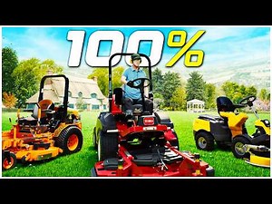 I Played 100% of Lawn Mowing Simulator