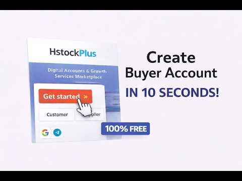 HstockPlus Buyer Account Create | Step-by-Step Signup Guide