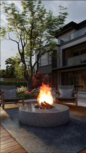 Modern Backyard Makeover: Fire Pit, Outdoor Seating & Minimalist Design Ideas