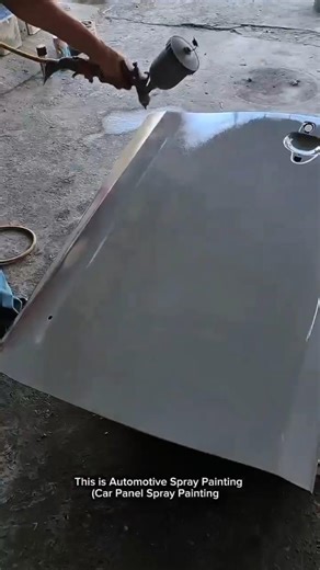 Professional Car Door Spray Painting Process | Automotive Refinish with Spray Gun