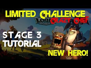 Lords Mobile | LIMITED CHALLENGE Crazy Chef - Stage 3 [How To Get Mastercook] - F2P