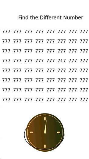 number puzzle 777 #braingames #shortsfeed