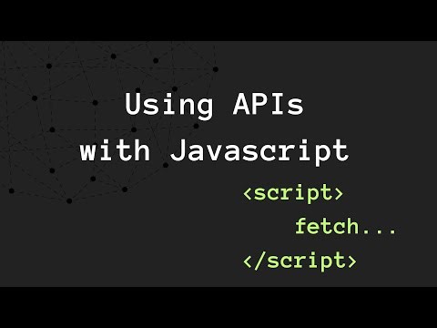 Using APIs in Javascript