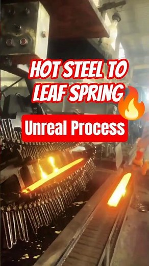 Forging Fire: This Is How Leaf Springs Are Born 🔥