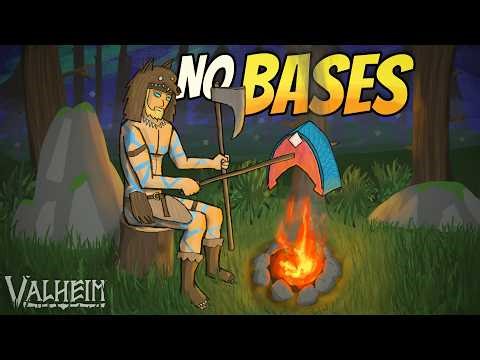 Valheim but I can't build a base... (full movie)