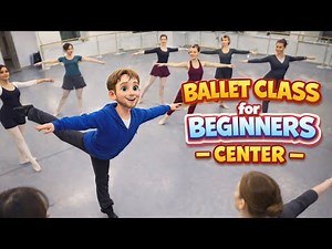 Ballet class for beginners - center
