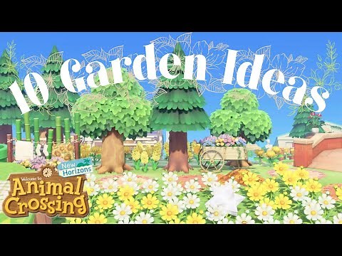 10 Garden Ideas // Animal Crossing New Horizons