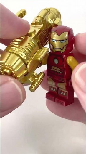 LEGO Iron Man Proton Cannon | Iron Man Weapons Unofficial Lego Minifigures #Shorts