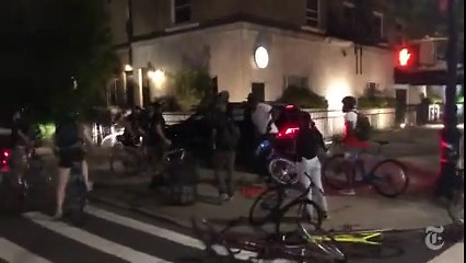 Car Drives Through Protesters in Brooklyn