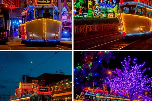 Here's your chance to ride Blackpool's illuminated double decker tram
