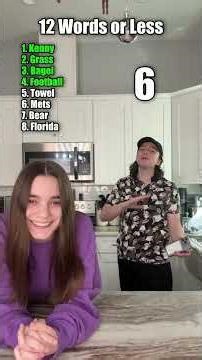 WHAT A ROUND. 12 Words or Less Guessing Game Challenge with ‪@BrynLamanna‬