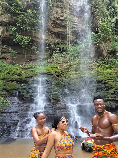 64K views · 920 reactions | Standing at the breathtaking waterfall,...