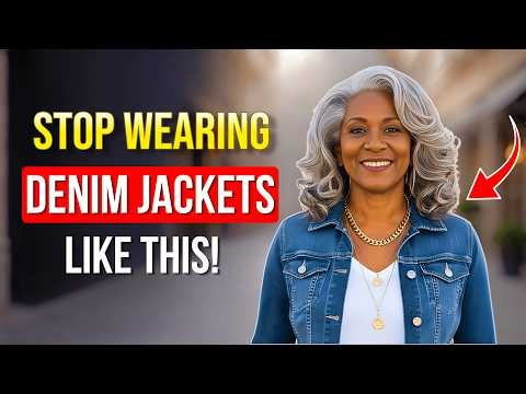 Denim Jackets Make You Look Frumpy Fast - Unless You Know These 7 Fixes | Older Black Women Over 50