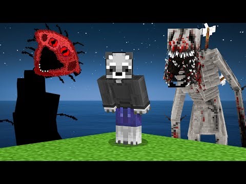 Sobreviví a Todos los Mods de Terror en una Isla Desierta en Minecraft