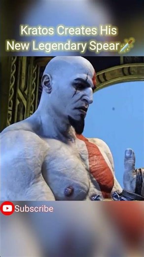 Kratos Creates His New Legendary Spear #godofwar #kratos