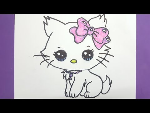HOW TO DRAW A CUTE CAT