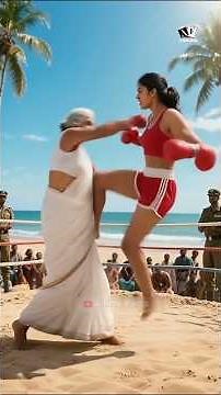 বিধবা মহিলা বক্সিং প্রতিযোগিতায় হেরে গেলো #ai #boxing #shorts