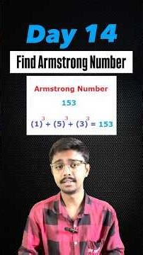 Find Armstrong Number | Armstrong Number in 10 Seconds ⚡ Must-Know Trick!